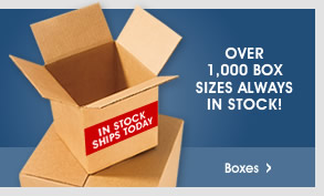 Corrugated Boxes - Over 1,000 Box Sizes Always In Stock!