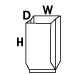 Height, Width, and Depth of a Gusseted Poly Bag