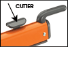 Cutter on Tabletop Poly Bag Sealer