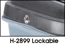 lockable trash can