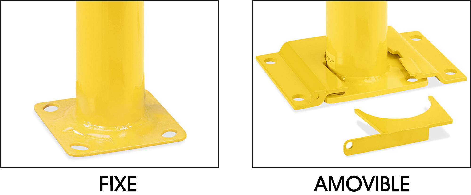 Bornes pour gardefou, Rails et poteaux en stock ULINE.ca